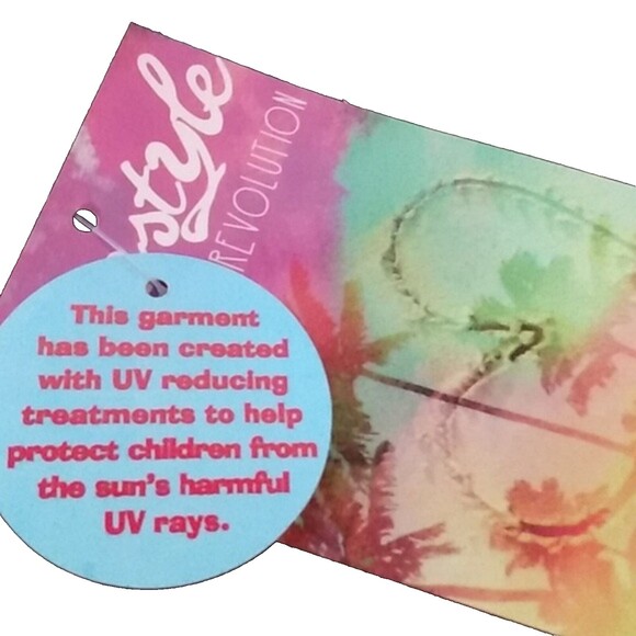 Freestyle Revolution Bathing Suit Bathingsuit Swimwear Gold Unicorns NWT 18M - Picture 4 of 8